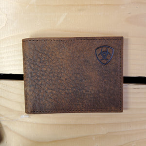 Top Grain Logo Bi-Fold Men's Wallet by Ariat®
