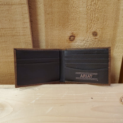 Top Grain Logo Bi-Fold Men's Wallet by Ariat®
