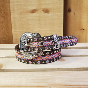 Pink 'Glitter' Girl's Belt by Angel Ranch®