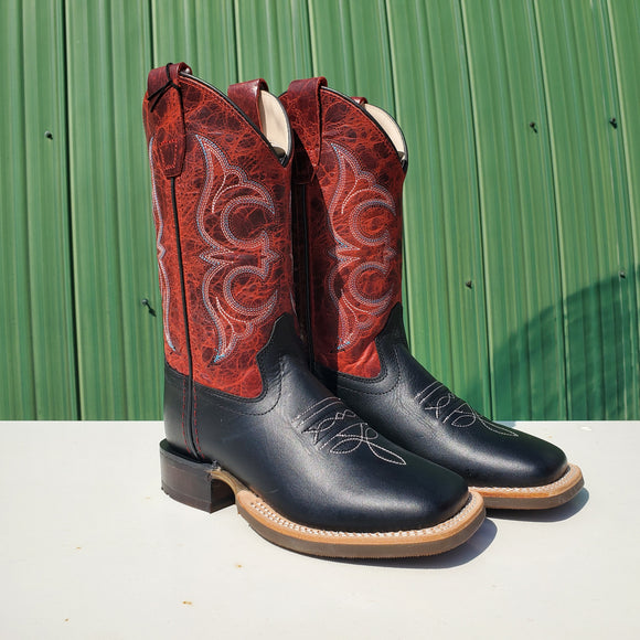 Cherry & Black Children's & Youth Boot by Old West®