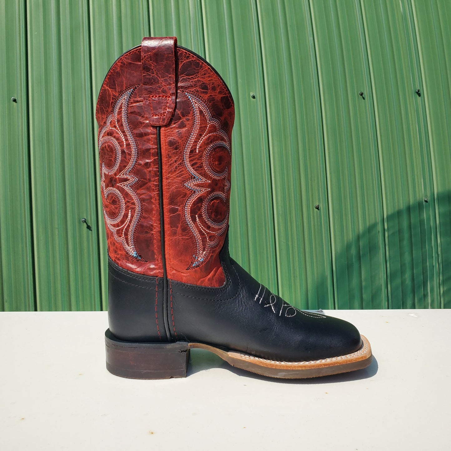 Cherry & Black Children's & Youth Boot by Old West®