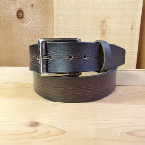 Burnt Brown Leather Men's Belt