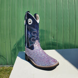 Blue & Purple Glitter Children's Boot by Old West®