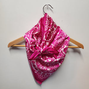 Pink Bandana Print Wild Rag by M&F®