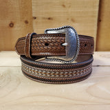 Embroidered & Whipstitched Men's Belt by Nocona®