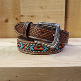 Southwest Embroidered & Horsehair Men's Belt by Nocona®