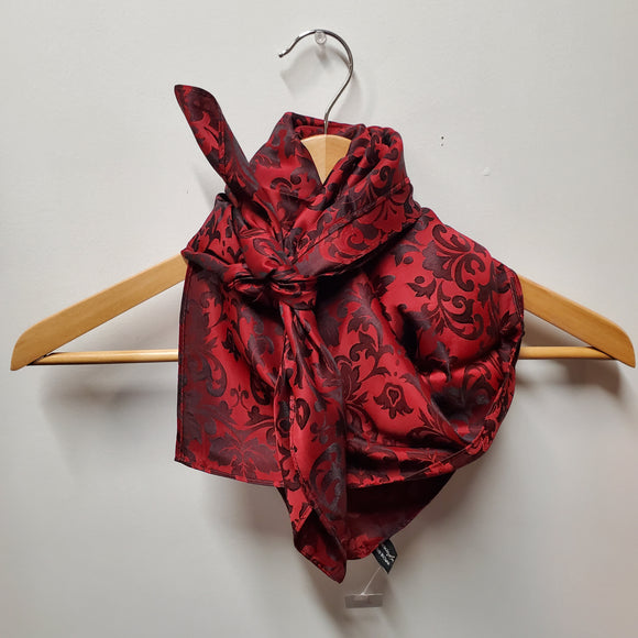 Red Baroque Jacquard Wild Rag by Austin Accents®