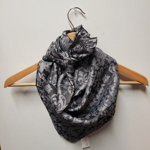 Grey Baroque Jacquard Wild Rag by Austin Accents®