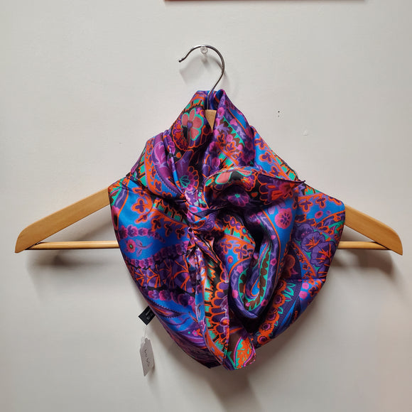 Purple & Orange Bold Paisley Wild Rag by Austin Accents®