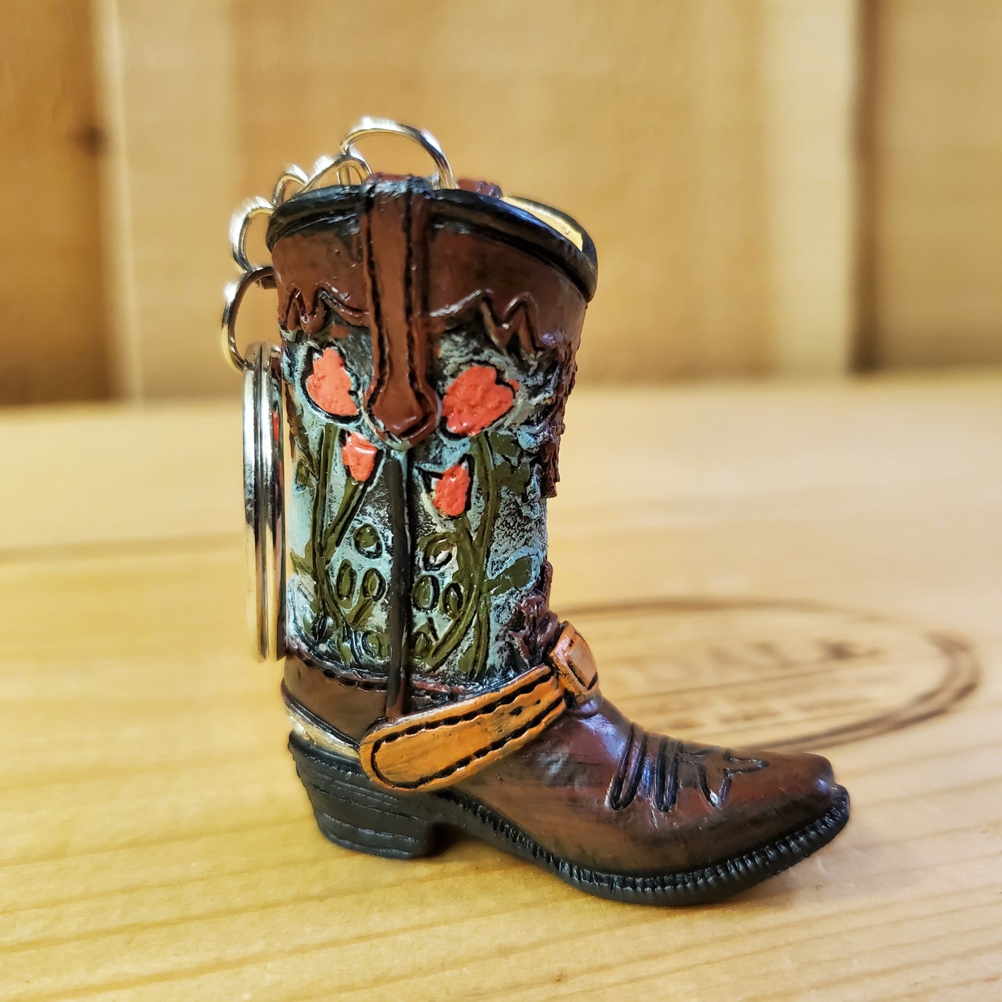 Cowboy Boot Keychain