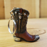 Cowboy Boot Keychain