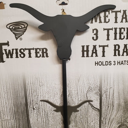 3 Tier Metal Hat Rack - NEW STYLES