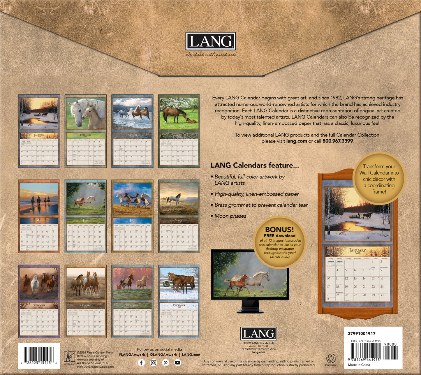 2027 Calendars by LANG®