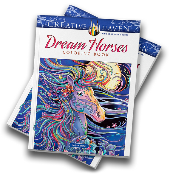 'Dream Horses' Coloring Book