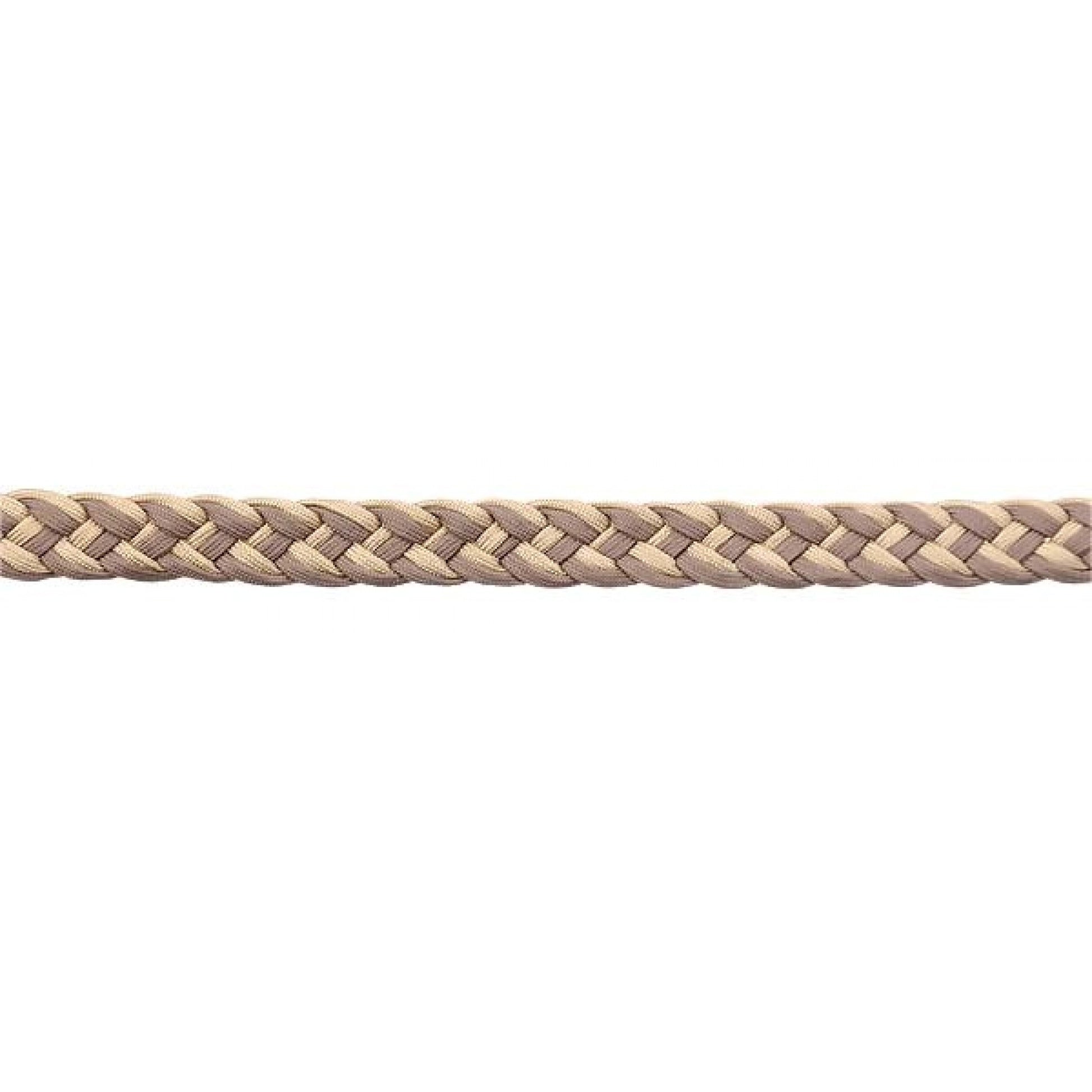 two tone tan braided rope
