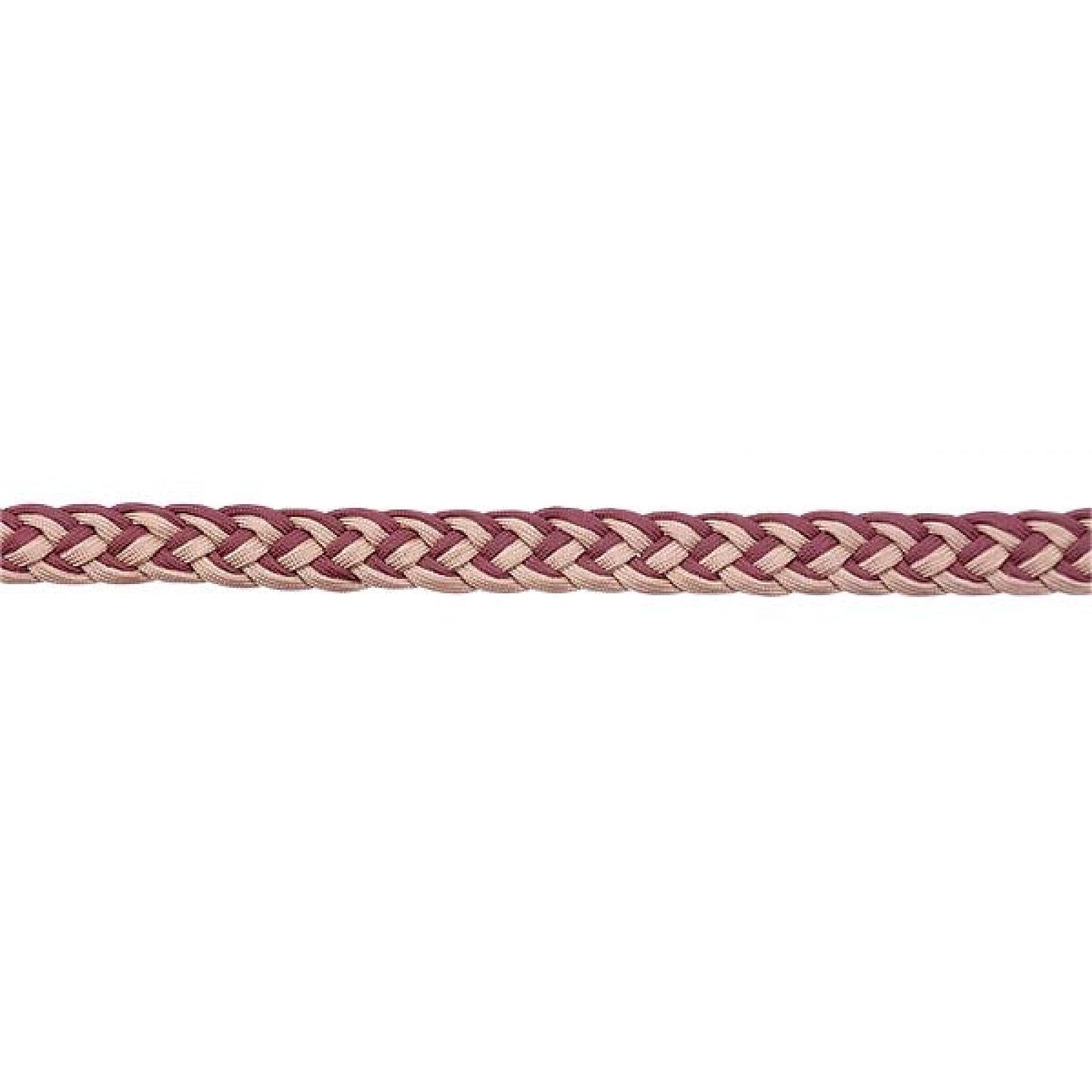 burgundy and tan braided rope