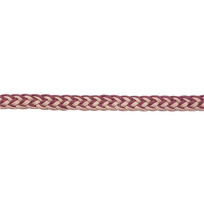 burgundy and tan braided rope