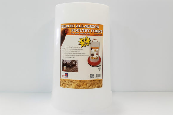 Heated All-Season Poultry Fount by Farm Innovators®