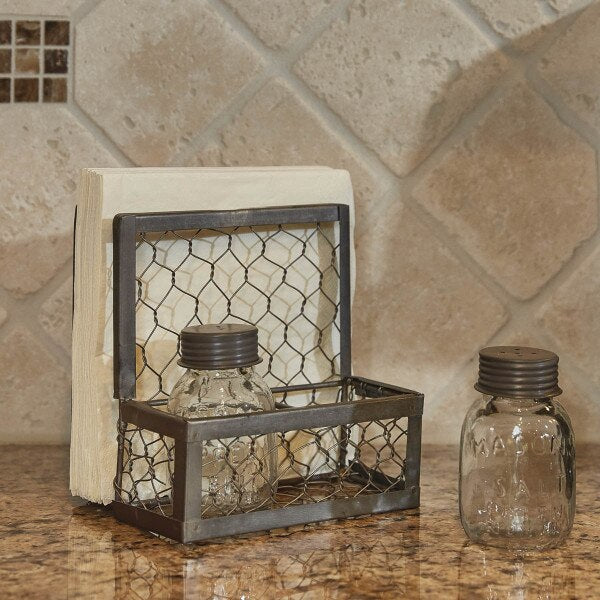 Chicken Wire Napkin, Salt and Pepper Caddy by Park Designs®