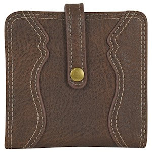 Small Pebbled Brown Women's Wallet by Justin®