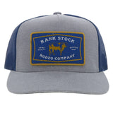 Grey & Blue 'Rank Stock' Cap by Hooey®