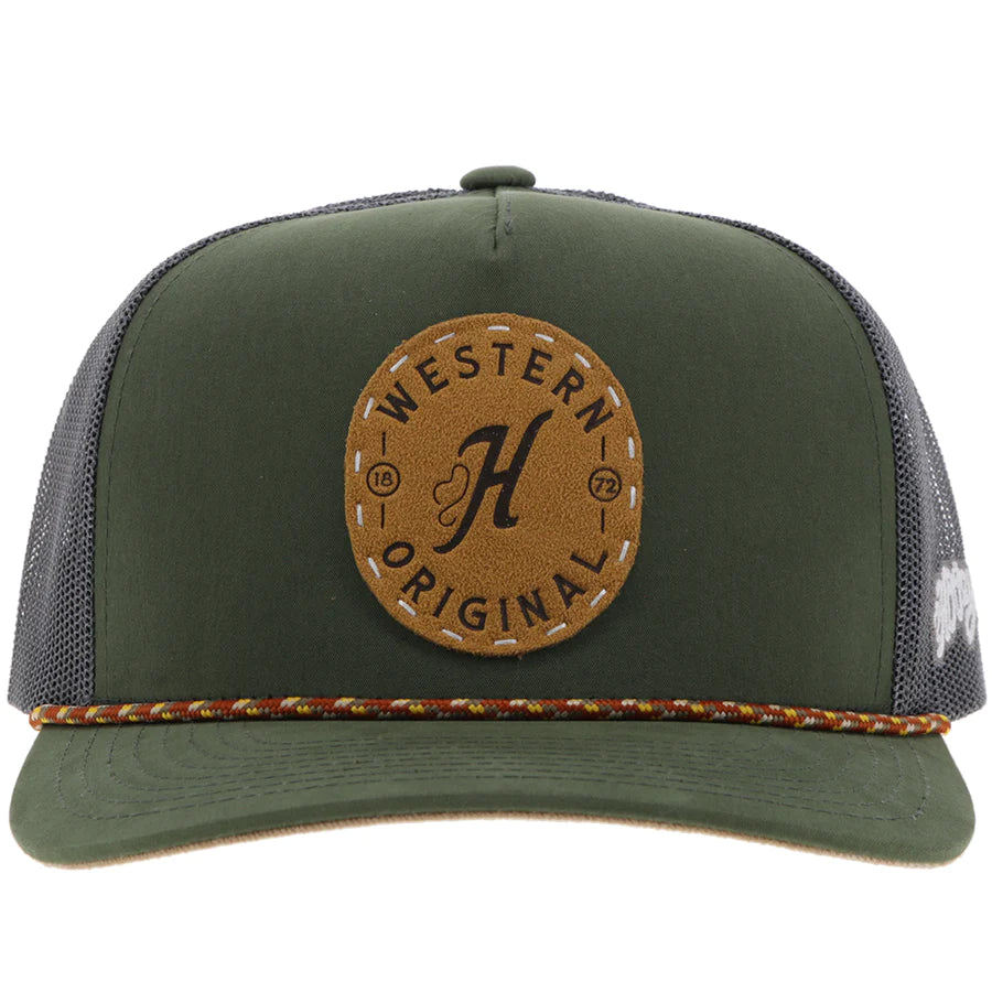 Olive & Grey 'Spur' Cap by Hooey®