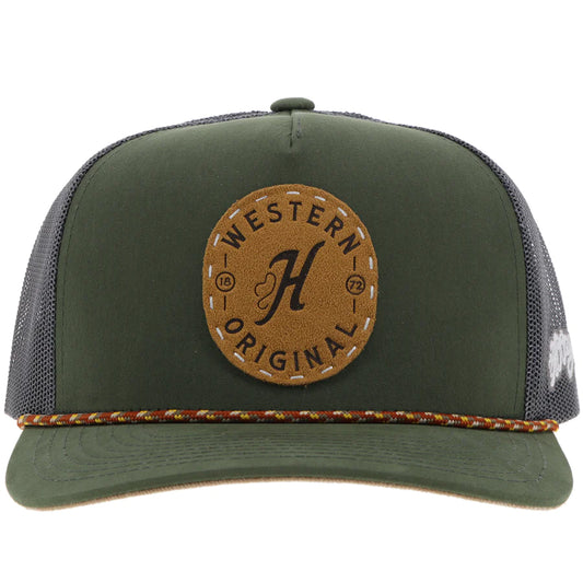 Olive & Grey 'Spur' Cap by Hooey®