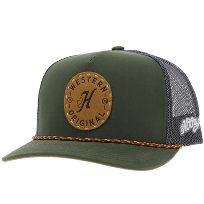 Olive & Grey 'Spur' Cap by Hooey®