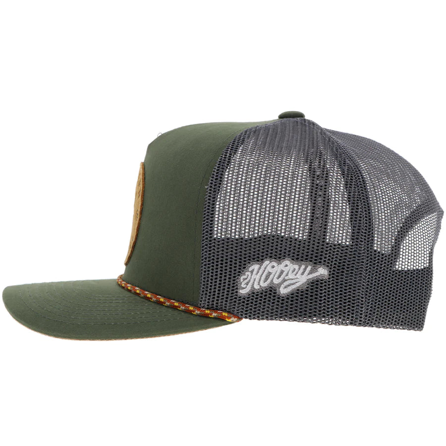 Olive & Grey 'Spur' Cap by Hooey®