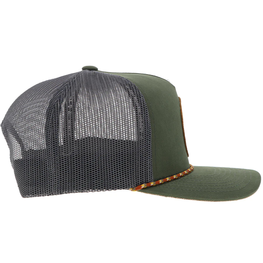 Olive & Grey 'Spur' Cap by Hooey®