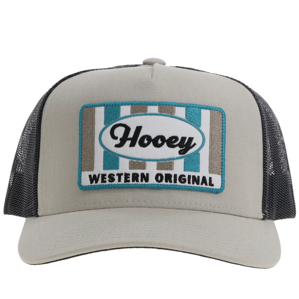 Trucker hat with 'Hooey' logo on a white background