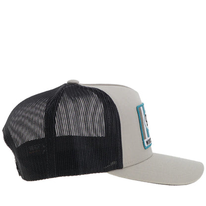 Trucker hat with 'Hooey' logo on a white background