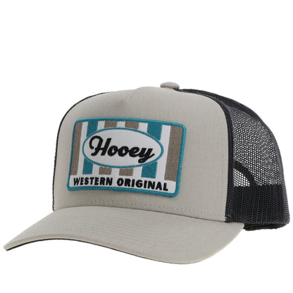 Trucker hat with 'Hooey' logo on a white background