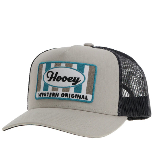 Trucker hat with 'Hooey' logo on a white background
