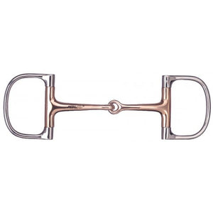 5" Copper Mouth D-Ring Snaffle Bit by Metalab®
