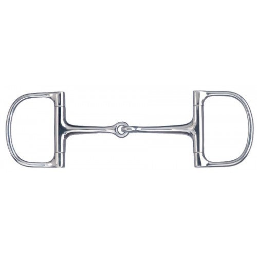 Stainless Steel Racing D-Ring Snaffle Bit by Metalab®