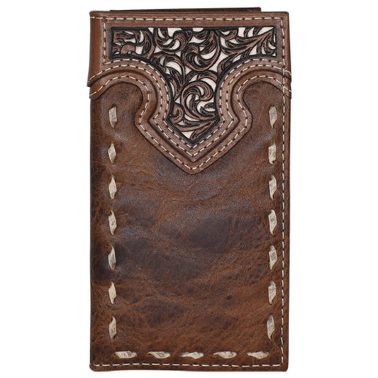 Filigree & Rawhide Stitch Junior Rodeo Wallet by Justin®