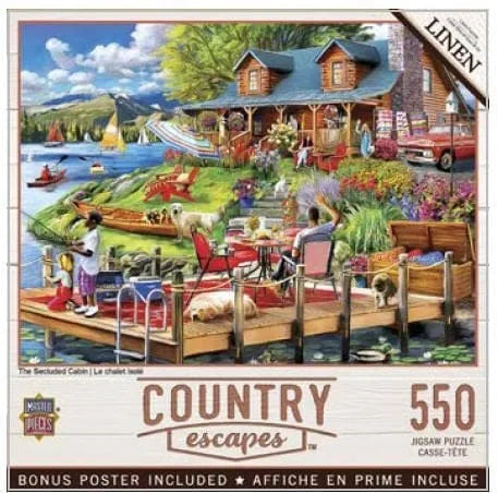 'The Secluded Cabin' Country Escapes™ 500 Piece Puzzle