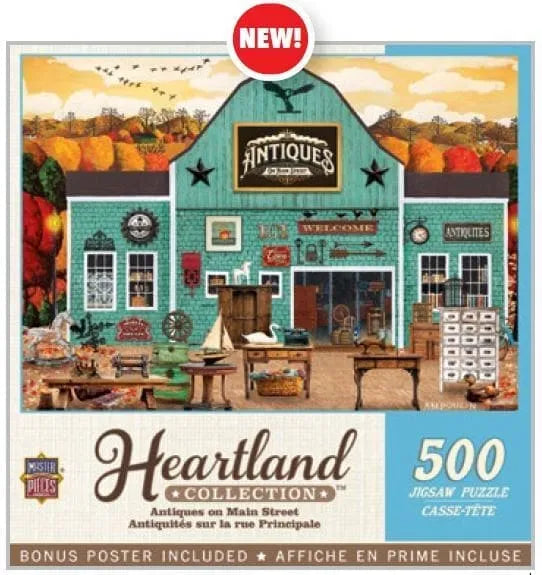 'Antiques on Main Street' Heartland Collection™ 500 Piece Puzzle
