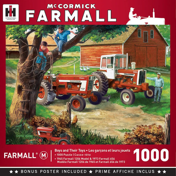 'Boys and Their Toys' McCormick Farmall™ 1000 Piece Puzzle