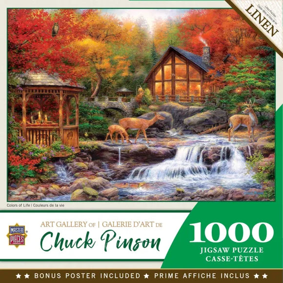 'Colors of Life' Art Gallery of Chuck Pinson 1000 Piece Puzzle