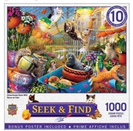 'Greenhouse Gone Wild' Seek & Find™ 1000 Piece Puzzle
