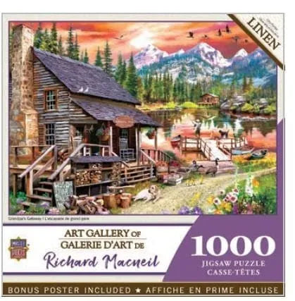 'Grandpa's Getaway' Art Gallery of Richard Macneil 1000 Piece Puzzle