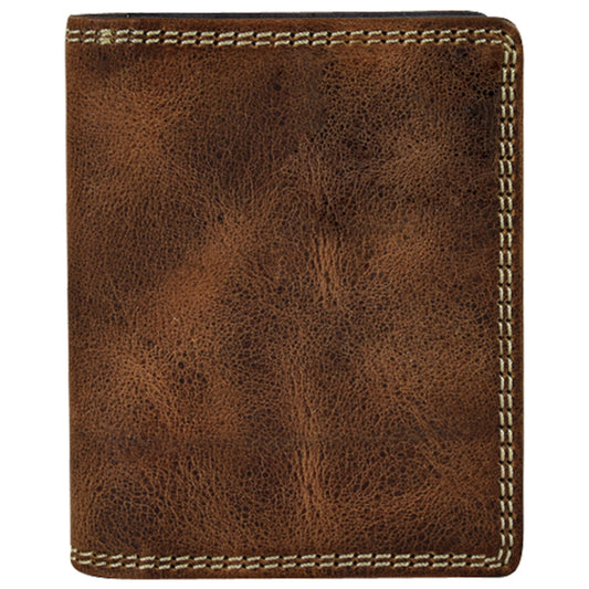Brown Oiltan Bi-fold Men's Wallet by Justin®