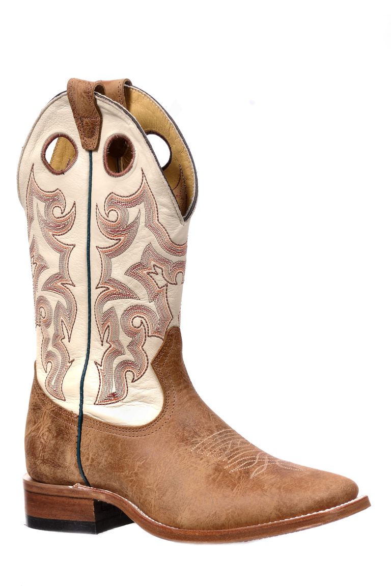 Lucious Bone Wide Square Toe Men's Boot by Boulet®