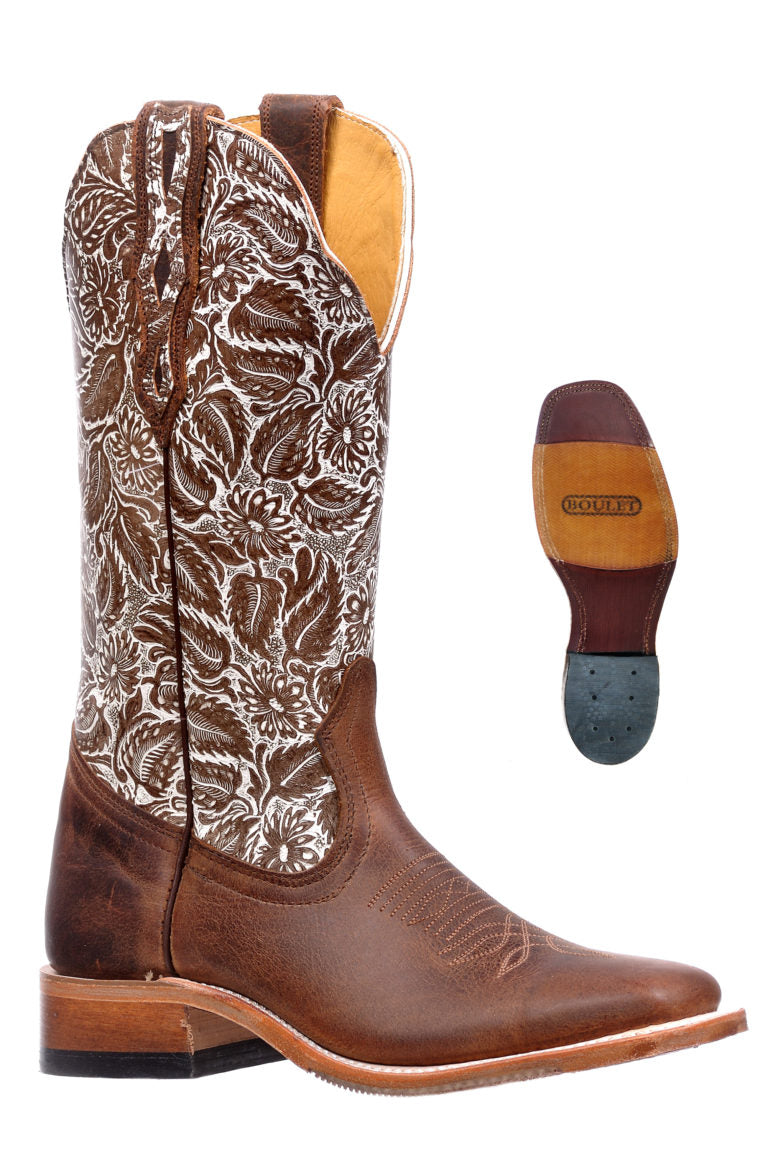 Daisy Cream Floral Women's Boot by Boulet®