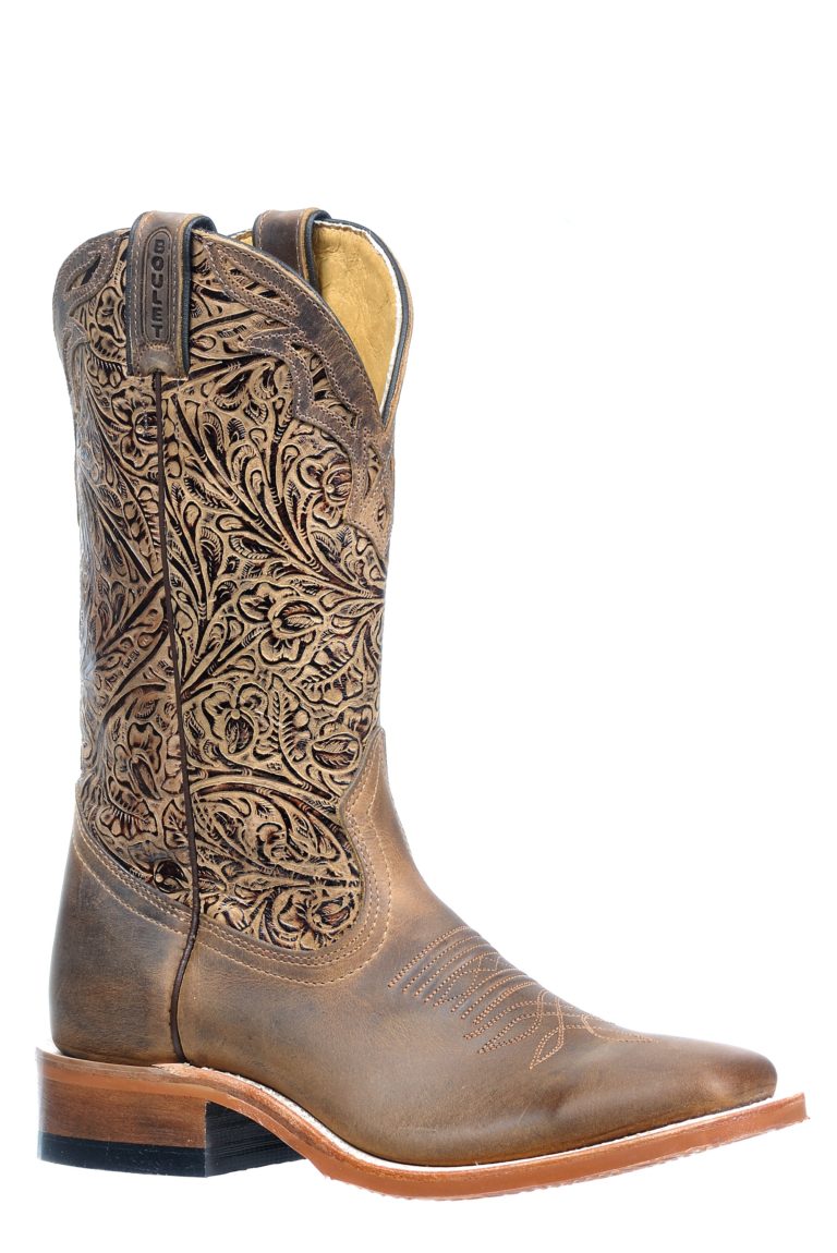 Bomber Brown Floral Women's Boot by Boulet®