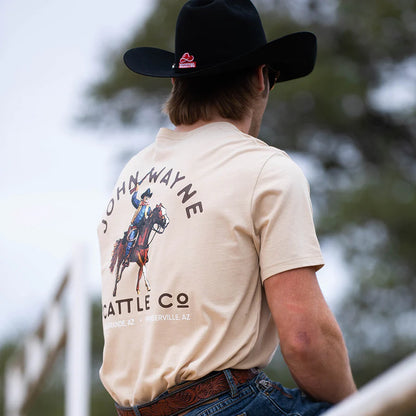 Tan 'John Wayne' Men's T-Shirt by Hooey®