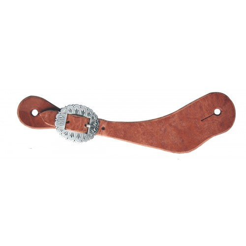 Fancy Buckle Harness Leather Spur Strap by Western Rawhide®