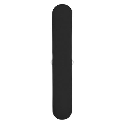 black neoprene lined 'smart' cinch by weaver for horses on a white background